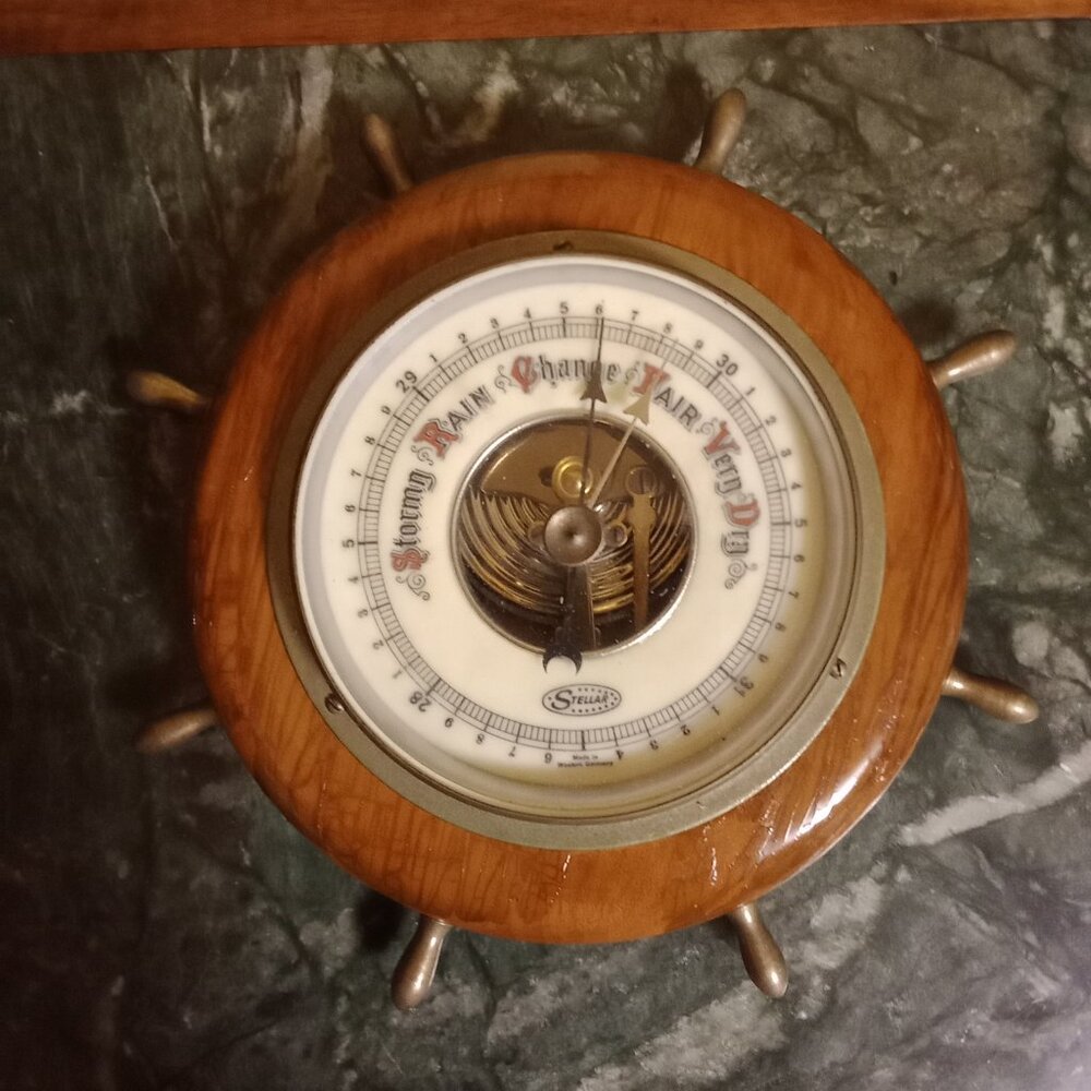 Nautical-Style Wall Barometer - Picture 8 of 10